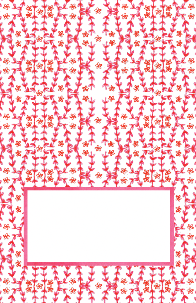 Pink Pattern Place Cards (pack of 12)