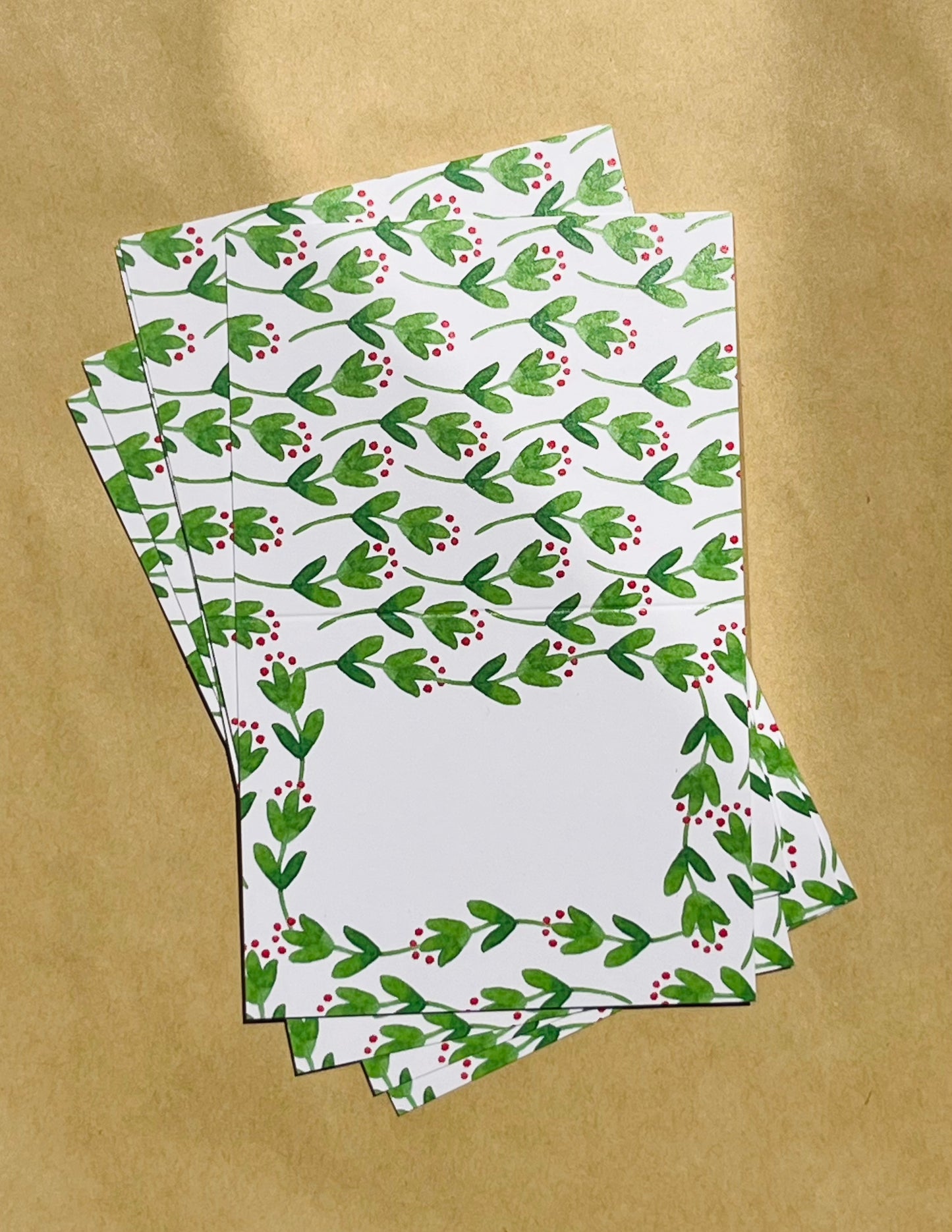 Holly Place Cards (pack of 12)