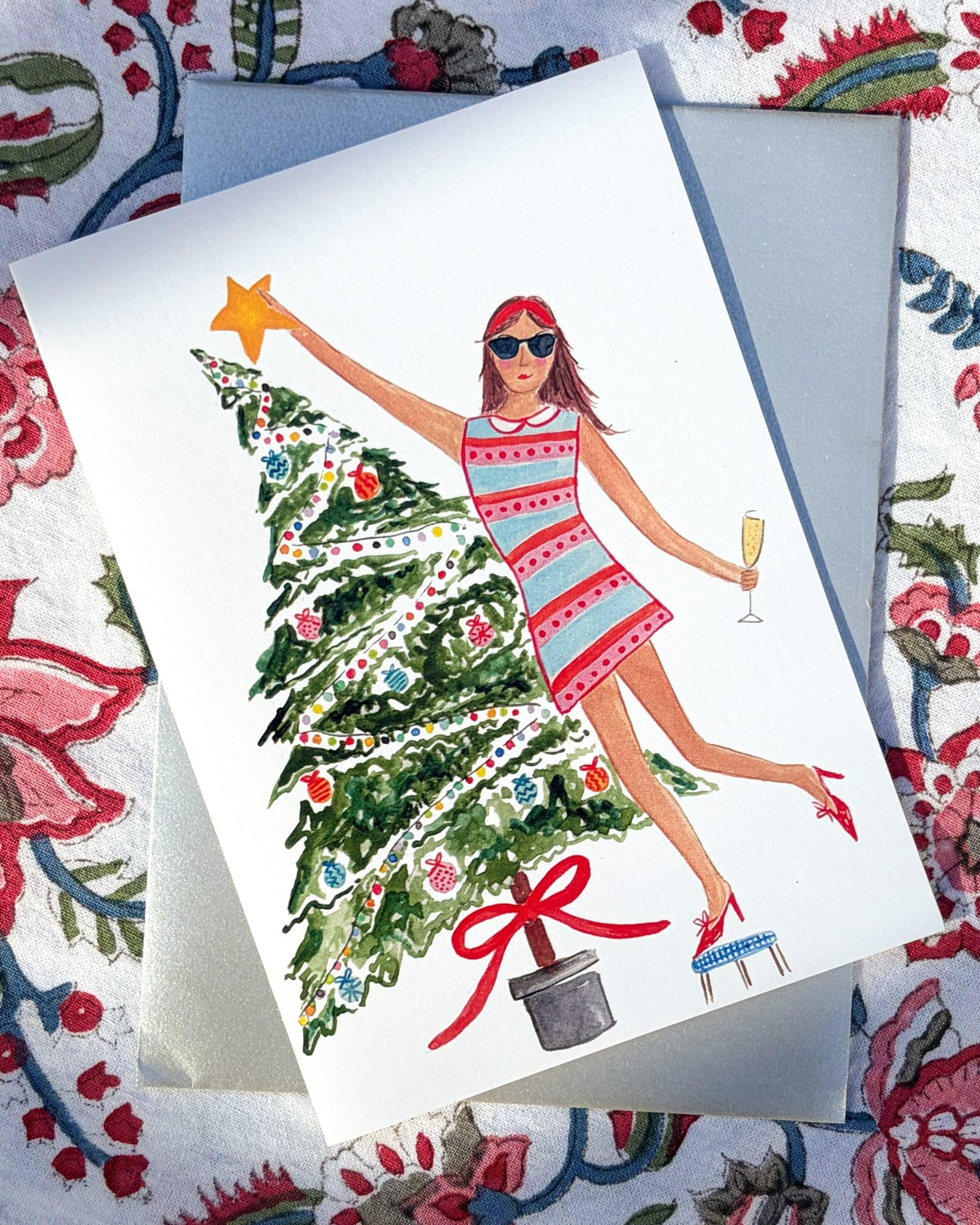Christmas Girls Cards Pack of 6