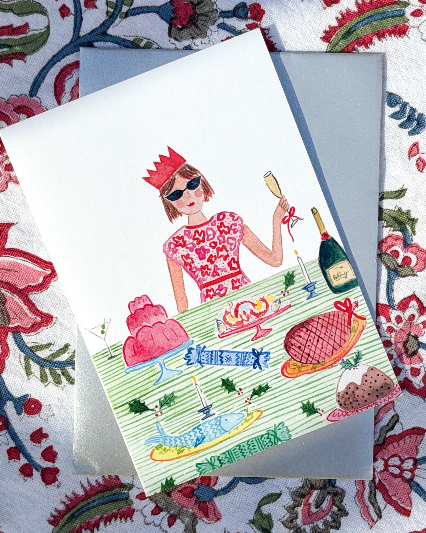 Christmas Girls Cards Pack of 6